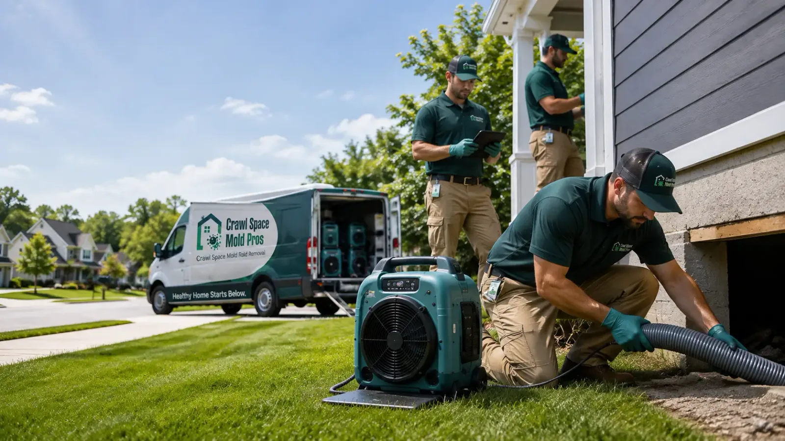Crawl Space Mold Removal in Providence, KY